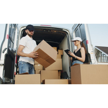 Suburban moving with movers